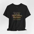 Menopause Madness T‑Shirt — "Unlock Menopause. Madness. Level Unlocked!"