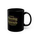 Funny Thinning Hair Coffee Mug — "My Hair Is Thinning At The Same Pace As My Patience"