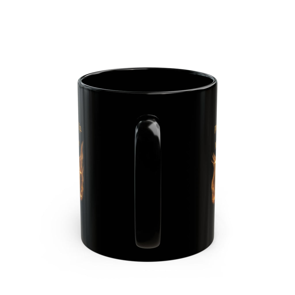 “PMS Was The Warm-Up, Menopause Brings the Heat” Black Coffee Ceramic Mug